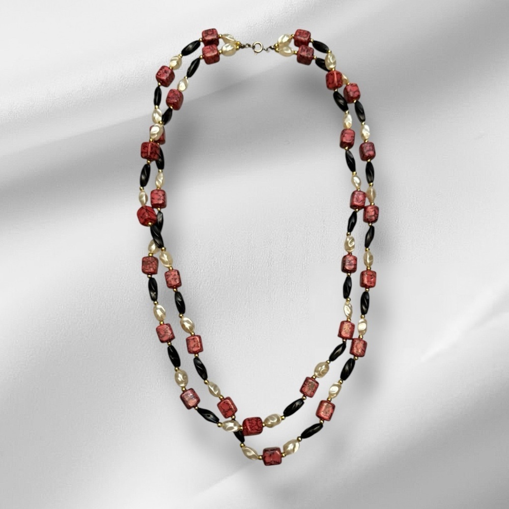 Vintage‎ Double Strand Necklace